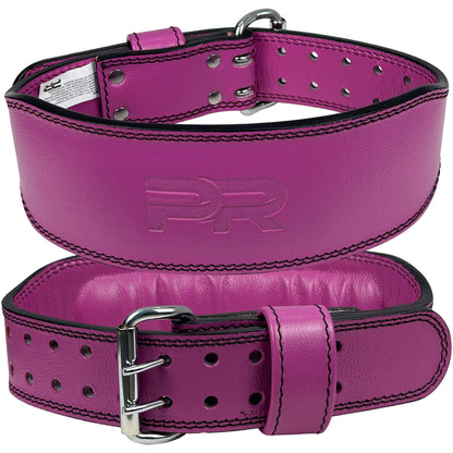 Genuine Leather Gym Lifting Belt [Women's Pink]