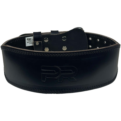 Genuine Leather Gym Lifting Belt [Men's Black]