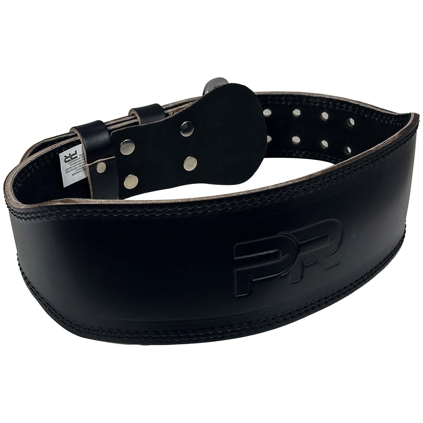 Genuine Leather Gym Lifting Belt [Men's Black]