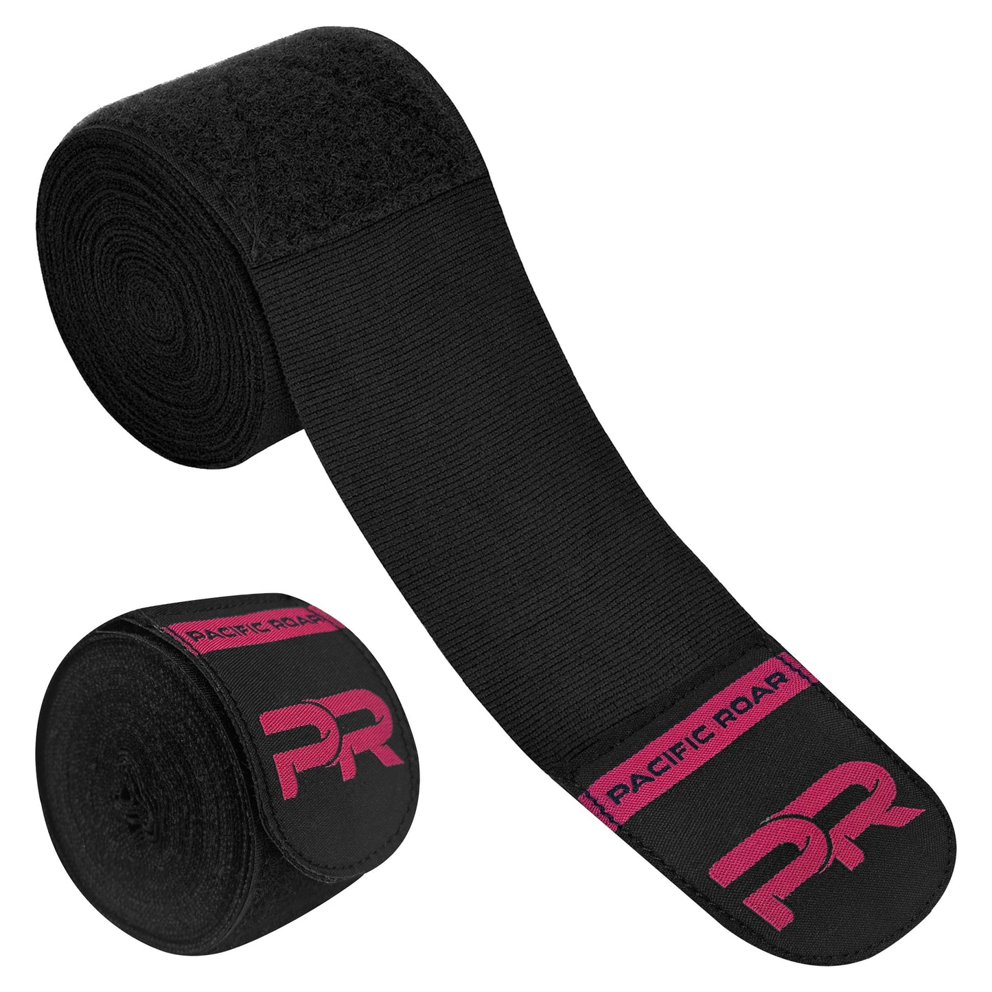 Pure Leather Boxing Gloves Set – Gloves, Hand Wraps & Storage Box [Pink]