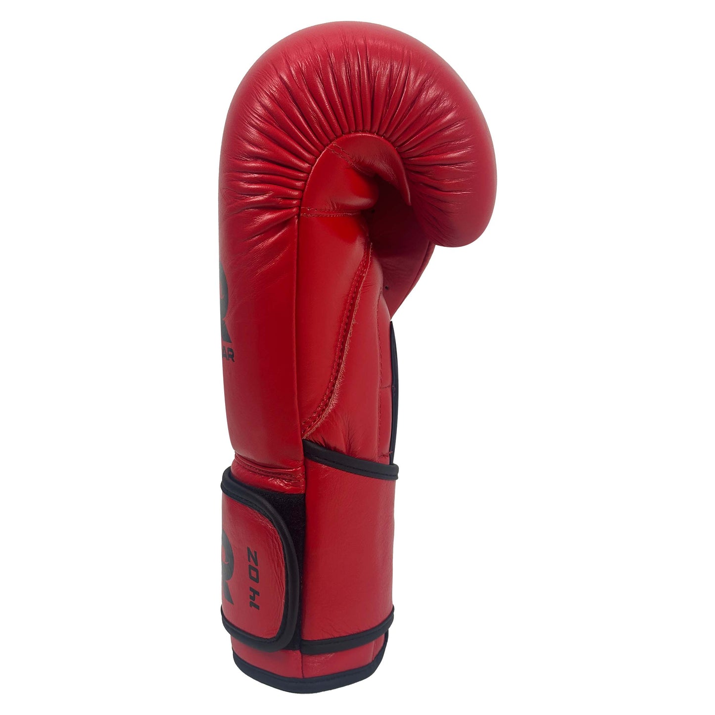 Pure Leather Boxing Gloves Set – Gloves, Hand Wraps & Storage Box [Red]